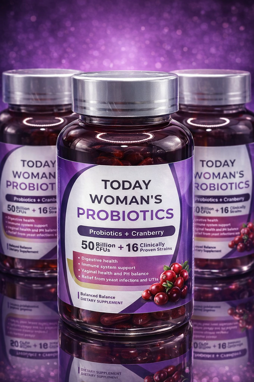 Today Woman's Probiotics — 50 Billion CFUs with Cranberry